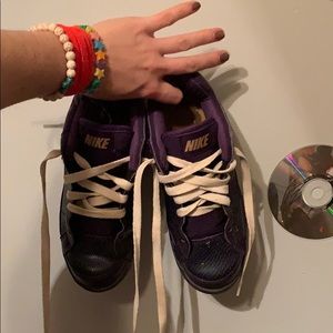 Purple retro Nike Airs